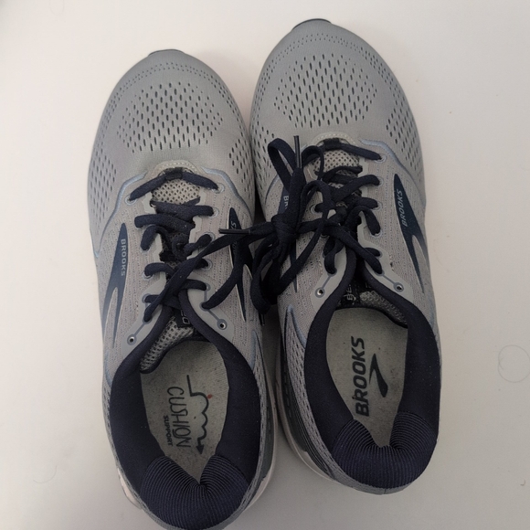 Brooks Men's Gray and Navy Athletic Shoes Extra Wide 13 - Picture 1 of 8